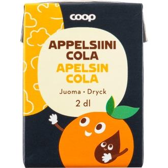 Coop appelsiini-colajuoma 2dl