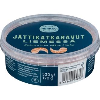 Herkku jättikatkaravut liemessä 170 g