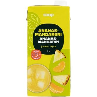 Coop ananas-mandariinijuoma 1l