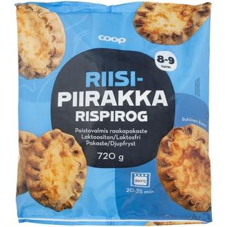 Coop riisipiirakka 8–9 kpl 720 g pakaste