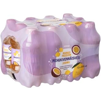 12 x Coop Mango-passion mehukivennäisvesijuoma 330 ml