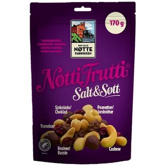 DLN Den Lille Nøttefabrikken Nøtti Frutti Salt & Søtt pähkinä-hedelmäsekoitus RA 170g