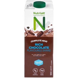 Nutrilett Rich Chocolate Flavoured Shake 900ml vähälaktoosinen suklaanmakuinen juoma