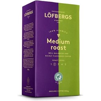 Löfbergs Medium Roast Suodatinkahvi 500 g Rainforest alliance