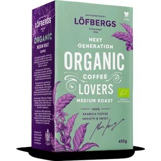 Löfbergs Organic Medium roast 450g kahvi luomu