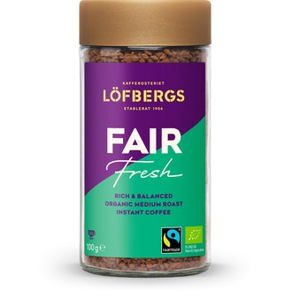 Löfbergs Fair Fresh Instant pikakahvi 100 g Reilukauppa Luomu