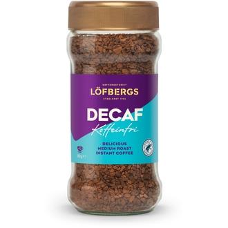 Löfbergs Kofeiiniton pikakahvi 80 g Rainforest Alliance