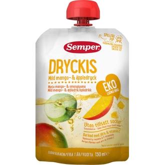 Semper Dryckis Luomu Mango-Omenajuoma 150Ml