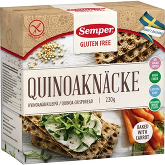 Semper 220g Kvinoanäkkileipä gluteeniton