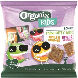 Organix Kids Mini Oaty Bites luomu täysjyvä kaurapatukka 110g