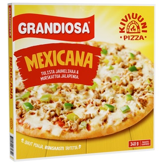 Grandiosa mexicana kiviuuni pakastepizza 340g