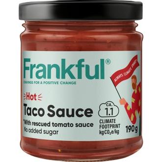 Frankful taco sauce hot tulinen tomaattisalsakastike 190g