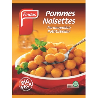 Findus Pommes Noisettes perunapallot 1000g, pakaste