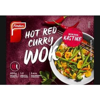 Findus Hot Red Curry 400g pakaste