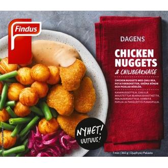 Findus Dagens Chicken Nuggets & Chilibearnaise 360g, pakaste