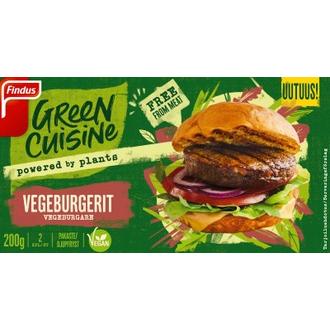 Findus Green Cuisine vegeburgerit 2kpl/200g pakaste