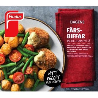 Findus Dagens Jauhelihapihvit maustevoilla 340g, pakaste