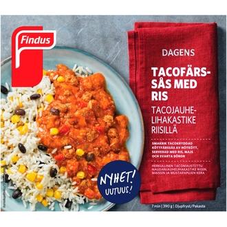 Findus Dagens Tacojauhelihakastike riisillä 390g