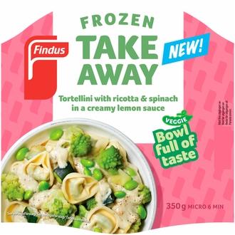 Findus Take away Tortellini with ricotta & spinach in lemon sauce 350g