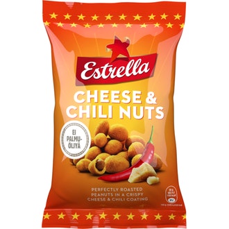 Estrella Cheese & Chili pähkinät 140g