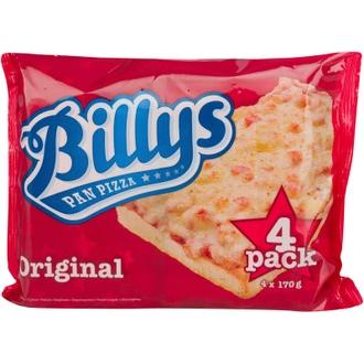 Billys 680g Pan Pizza Original 4-pack pakaste