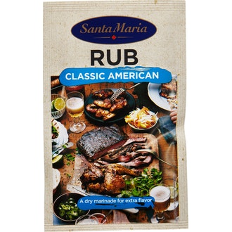 Santa Maria BBQ Rub Classic American, kuivamarinadi 22g