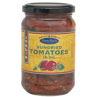 Santa Maria Spicy World Sundried Tomatoes in oil 280/150g aurinkokuivattu tomaatti öljyssä