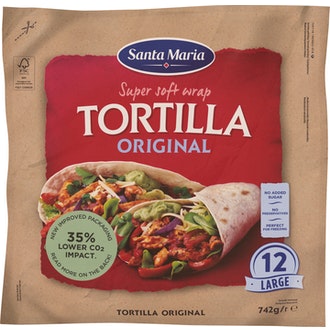 Santa Maria Tortilla Original Large vehnätortilla 12 kpl, 742 g