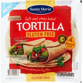 Santa Maria gluten free tortilla 224g