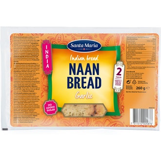 SANTA MARIA SM India Naan Bread 260g Garlic