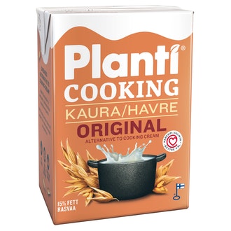 Nordic Planti Cooking original kaurapohjainen ruoanlaittovalmiste 15% rasvaa 2dl