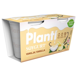 Planti soygurt 2x150g vanilja