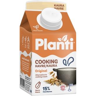 Planti Cooking original kaurapohjainen ruoanlaittovalmiste 15% rasvaa 5dl