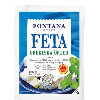 Fontana Feta Kreikkalaiset Yrtit 130g