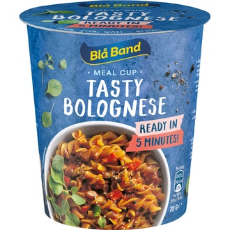 Blå Band Meal Cup Tasty Bolognese Bolognese-Pasta-ateria 70g