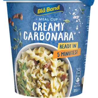 Blå Band Meal Cup Creamy Carbonara Carbonara-Pasta-ateria 70g
