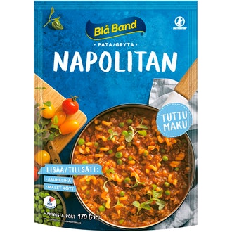 Blå Band laktoositon Napolitan Pata Pasta-kasvis-mausteseos 170g