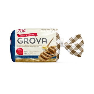 Fria Karkea leipä 500g gluteeniton pakaste viipale