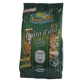 SamMills Pasta D\'oro penne luontaisesti gluteeniton pasta 500g