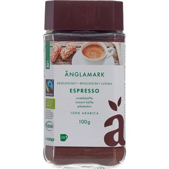 Änglamark espresso pikakahvi luomu 100 g