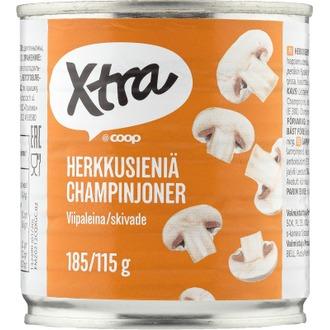 Xtra viipaloidut herkkusienet suolaliemessä 185/115 g