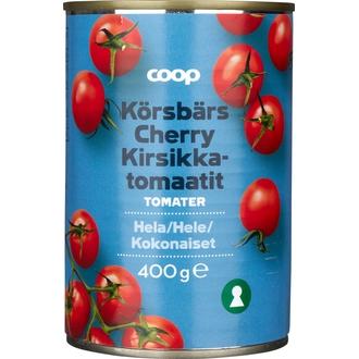 Coop kirsikkatomaatit kokonaiset 400 g