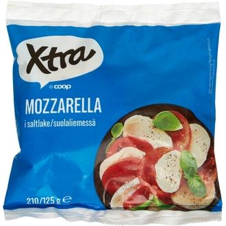 Xtra 210/125g Mozzarellajuusto 17% rasvaa