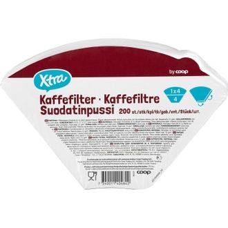 X-tra Suodatinpussi valkoinen 1x4, 200 kpl