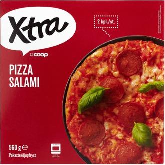 Xtra salamipizza 2 kpl 560 g pakaste