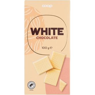 Coop valkosuklaa vanilja 100 g