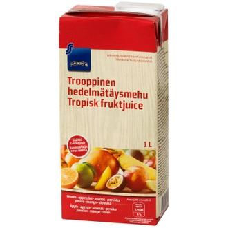 Rainbow trooppinen hedelmätäysmehu 1l