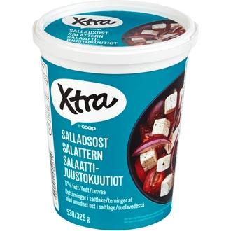 Xtra 530/325 g salaattijuustokuutiot