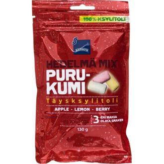 Rainbow 130g purukumi mix hedelmämix täysksylitoli
