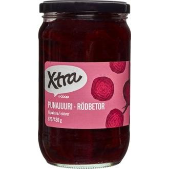 Xtra säilötty punajuuri viipaleina 670/430 g